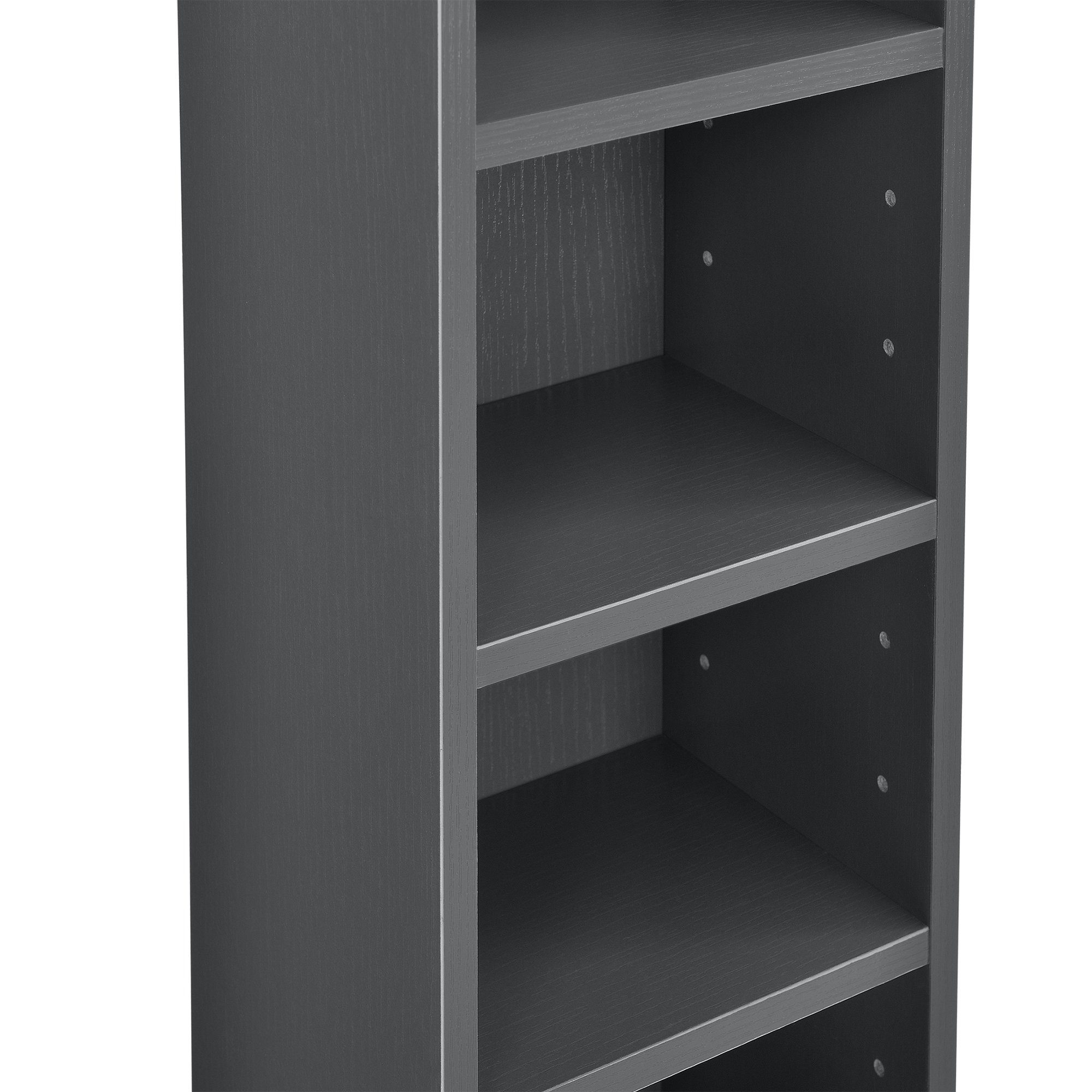 en.casa CD-Regal, Aventoft 12 Fächer Standregal