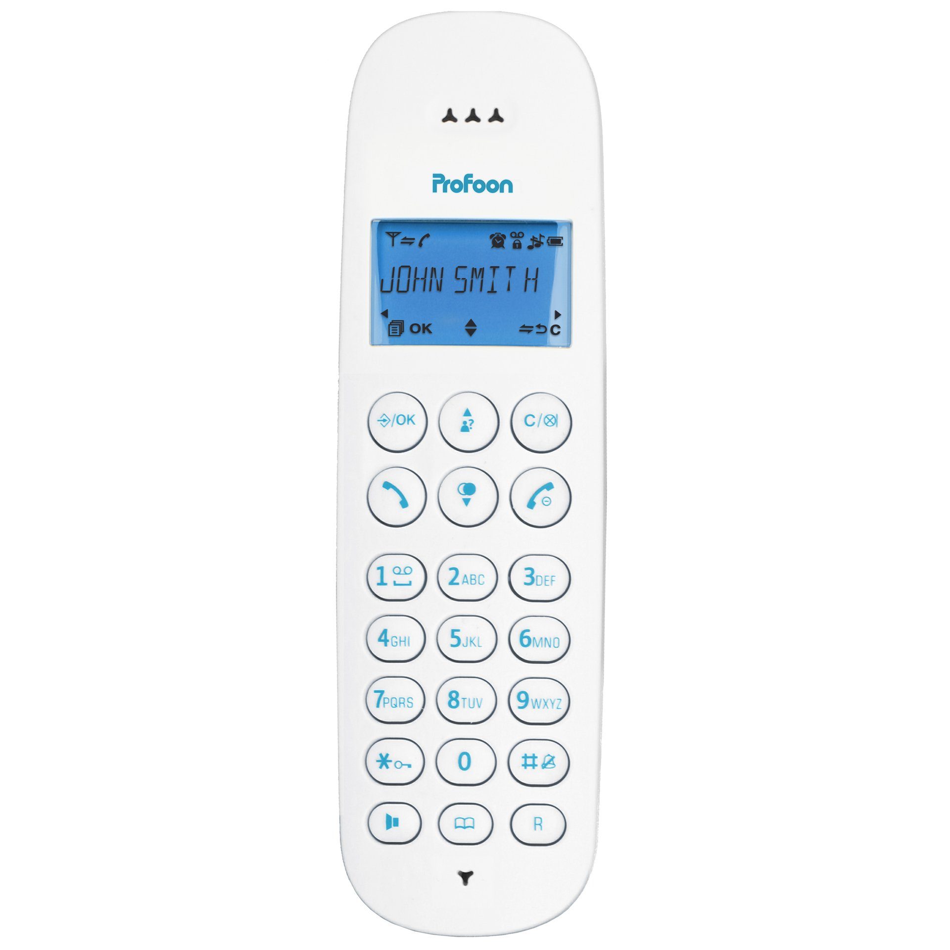 Profoon PDX-300 - DECT-Telefon mit 1 Mobilteil Schnurloses DECT-Telefon