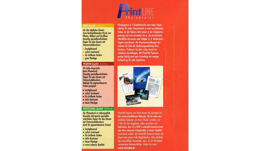 PrintLINE Photopapier A4 glänzend für Inkjetdrucker 230g/m²