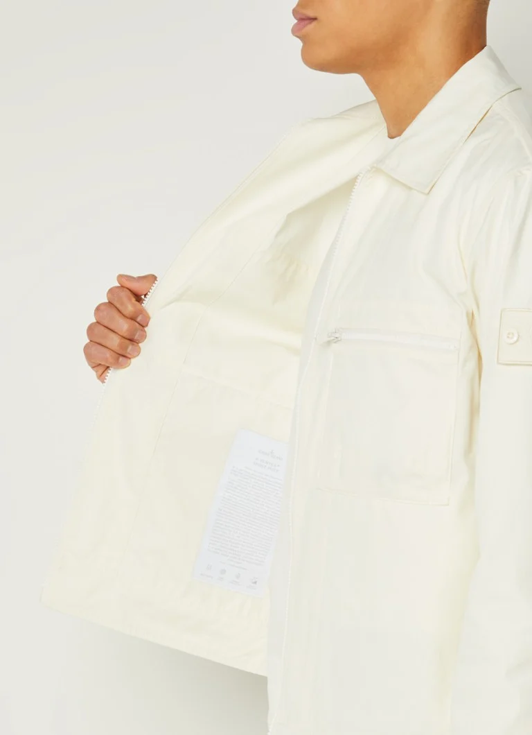 Τζάκετ Stone Island 432F1 με τσέπες στο στήθος και λογότυπο