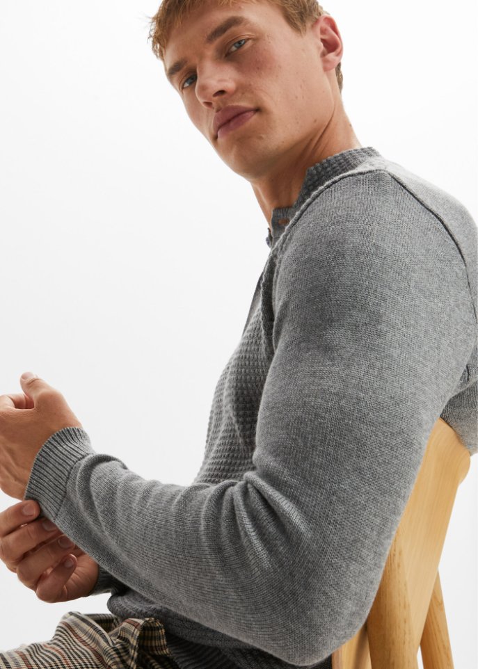 Pullover mit Stehkragen