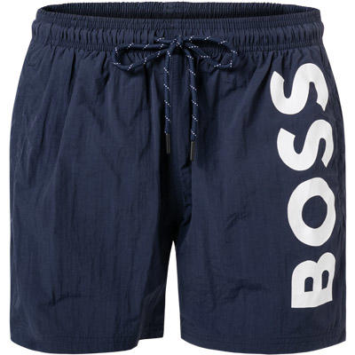 BOSS, Badeshorts, Mikrofaser, navy