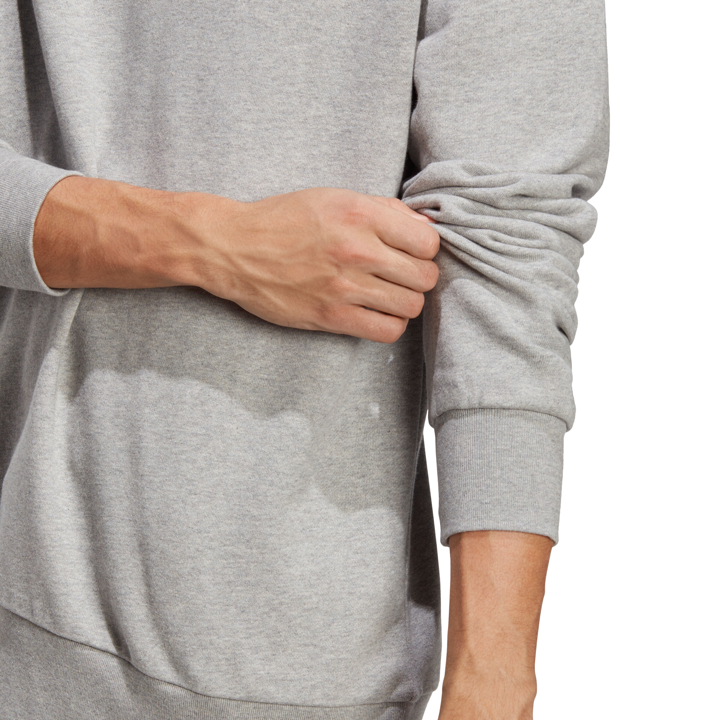 Essentials French Terry Embroidered Small Logo Sweatshirt Herren - Grau