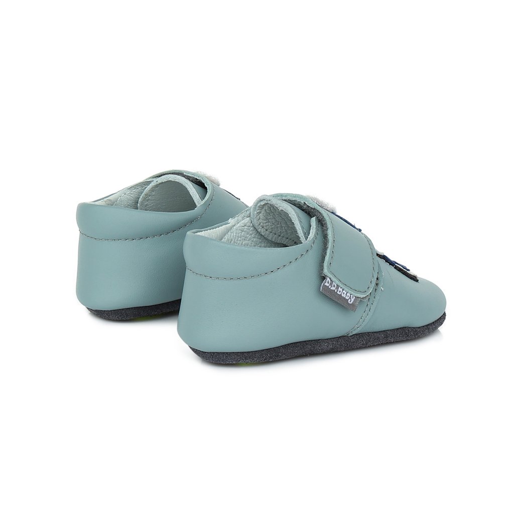 D.D.Step 624 Dark Grey (K1596) dunkelgraue Krabbelschuhe