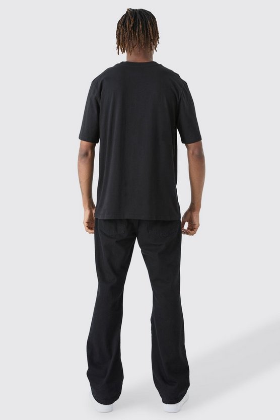 Tall T-Shirt mit Man Signature Stickerei