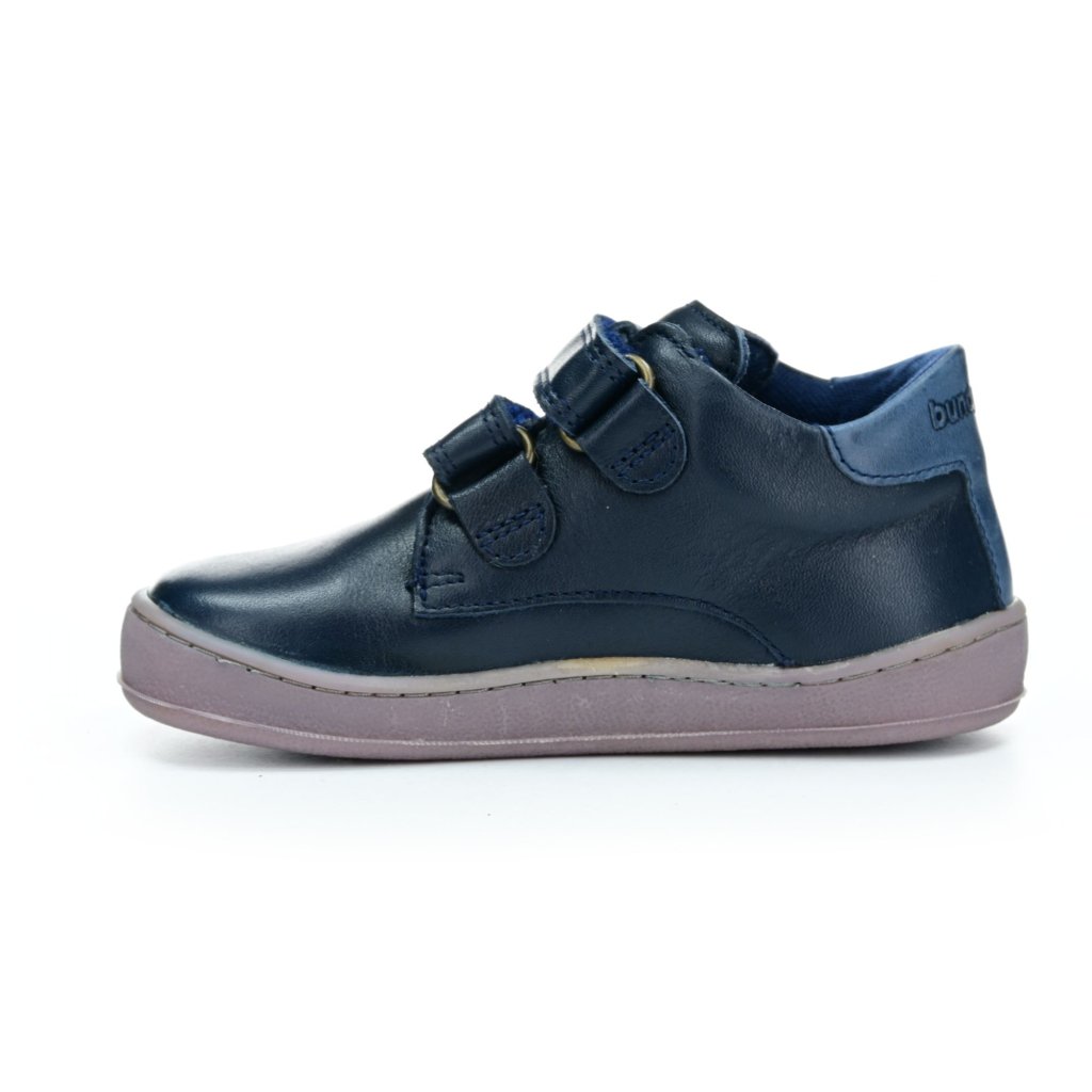Bundgaard Blake Strap Navy dunkelblaue Barfuß-Halbschuhe