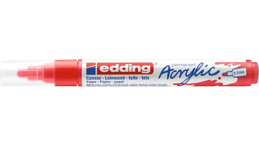 edding Acrylmarker 5100 medium verkehrsrot verkehrsrot