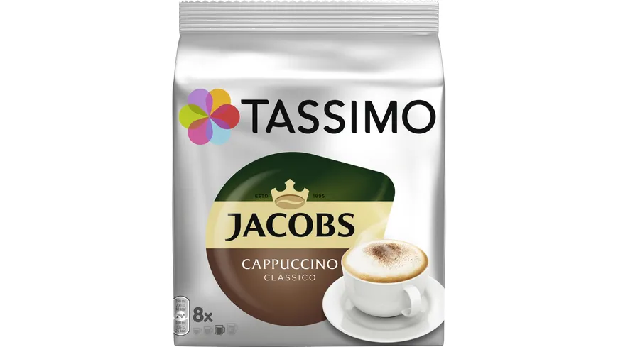 Tassimo Jacobs Kaffe Kapseln Discs Cappuccino Classico 260 g