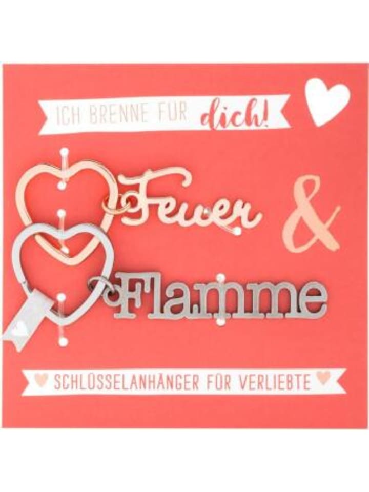 Sheepworld Nonbook - Anhänger-Set Schlüsselworte Feuer & Flamme günstig kaufen onesize