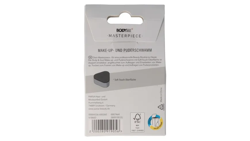 BODY&SOUL Masterpiece Make-up- und Puderschwamm