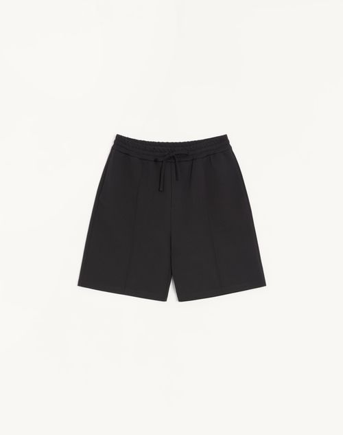 Bermuda Valentino de algodão com detalhes dourados