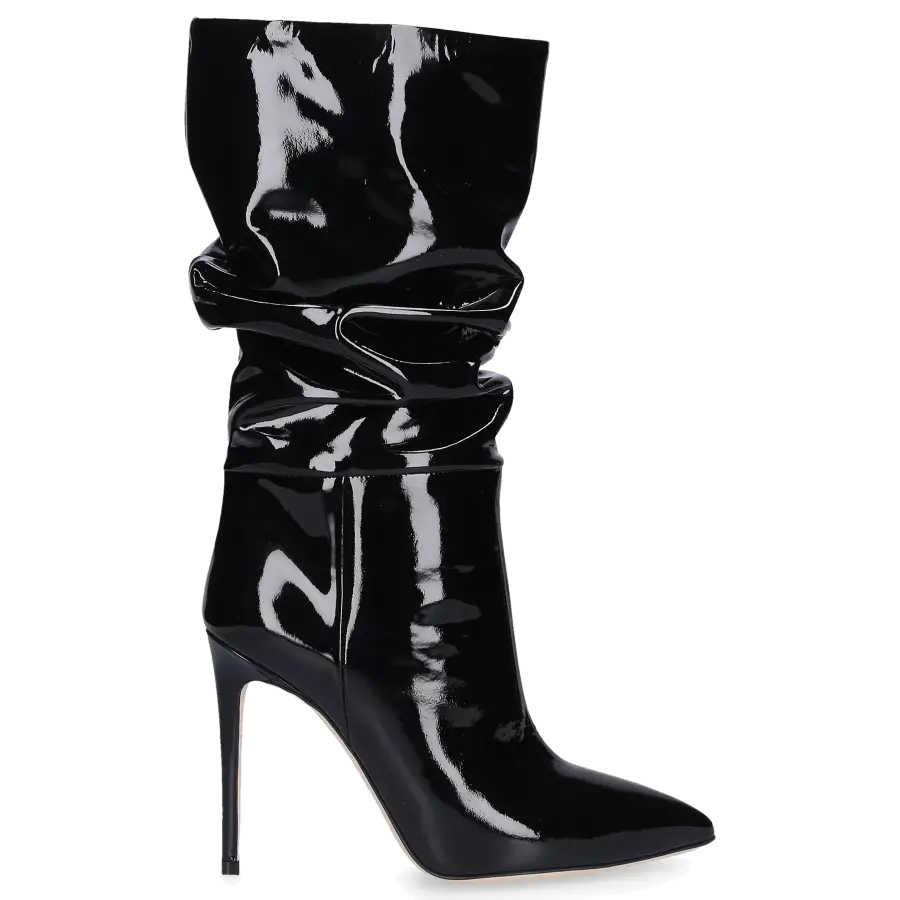 Paris Texas - Stiefel STILETTO SLOUCHY 105 Lackleder - schwarz