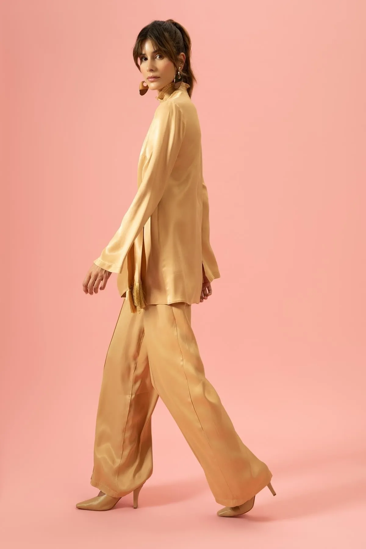 DeFacto  A-Linien-Satinhose mit weitem Bein
