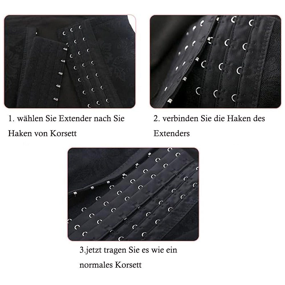 Tian Dee BH-Verlängerung Damen Korsett Corsage Extender BH Verlängerung Extender