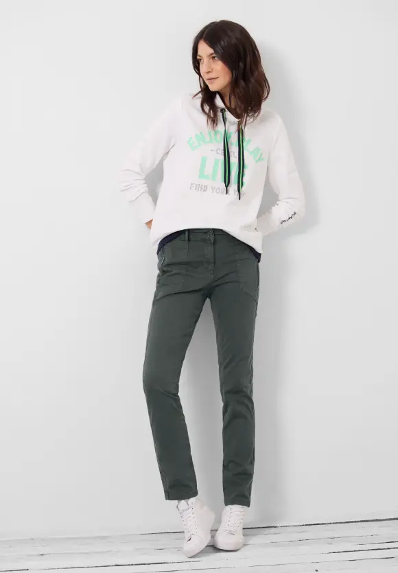 CECIL Loose Fit Hose mit Stretch