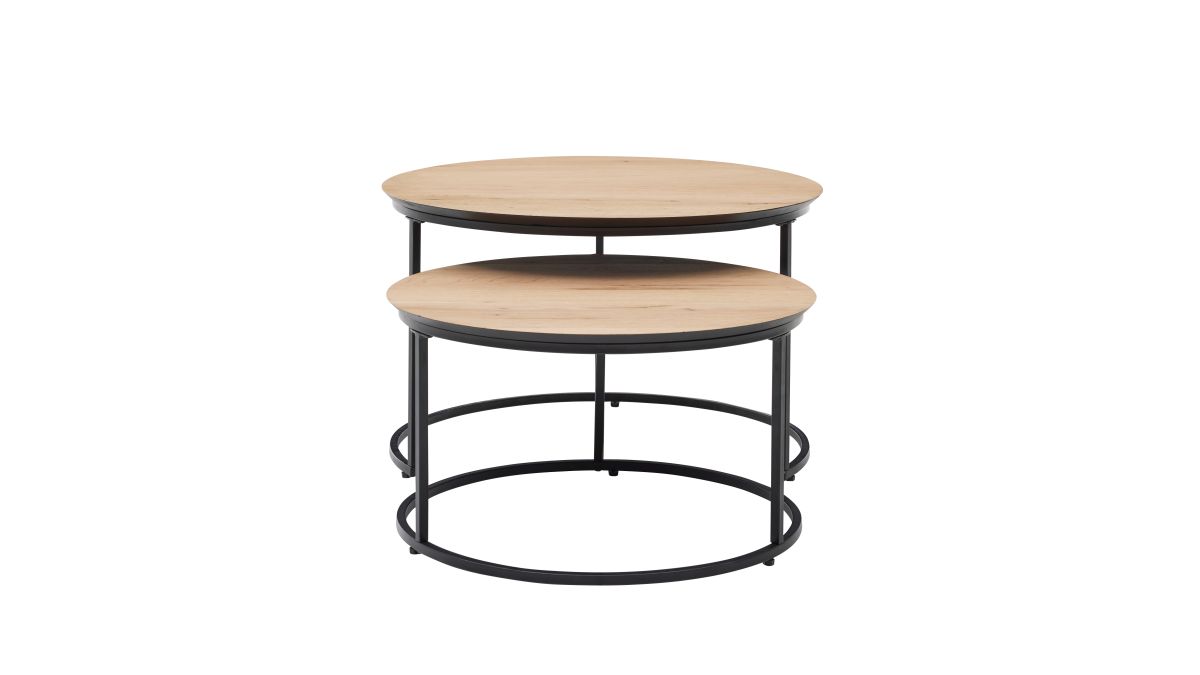 Roomio Couchtisch 2er-Set No. 2002 Eiche