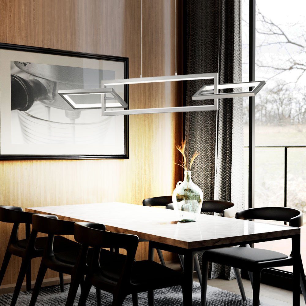 etc-shop LED Pendelleuchte, Leuchtmittel inklusive, Warmweiß, Pendelleuchte Hängelampe Wohnzimmer Designlampe
