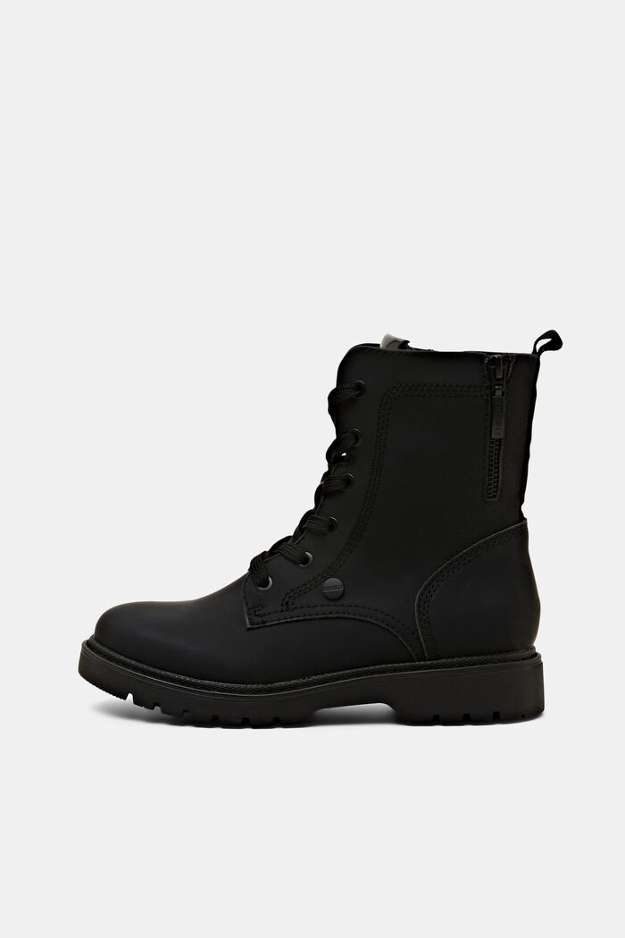 Schnürboots in Lederoptik