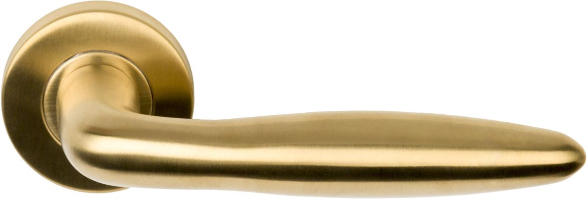 Formani 1501D261IMXX0 BASICS LB18 plná klika s pružinou na rozetě, PVD matně zlatá