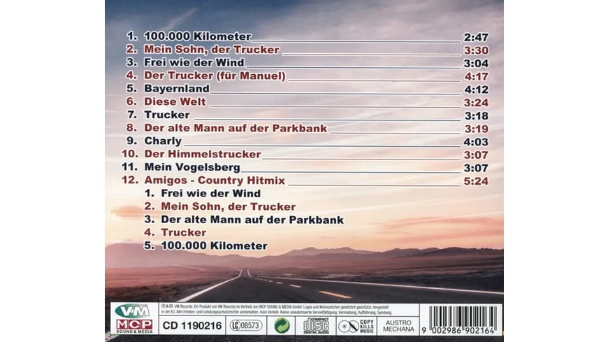 Ihre schönsten Trucker & Country Lieder