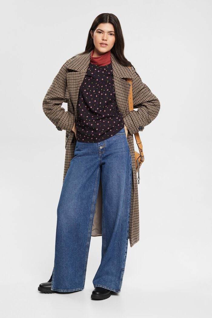 Bluse mit Muster, LENZING™ ECOVERO™