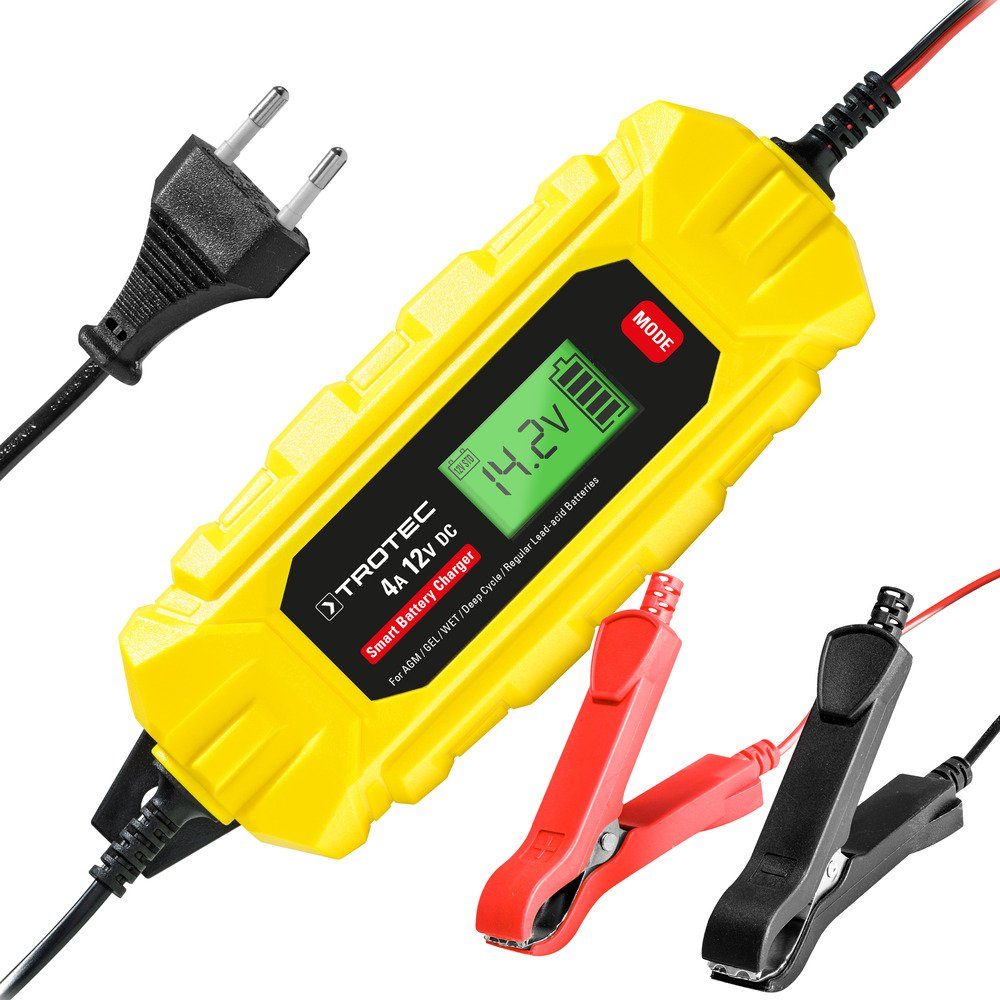 TROTEC PBCS 4A Autobatterie-Ladegerät (Winterlademodus)