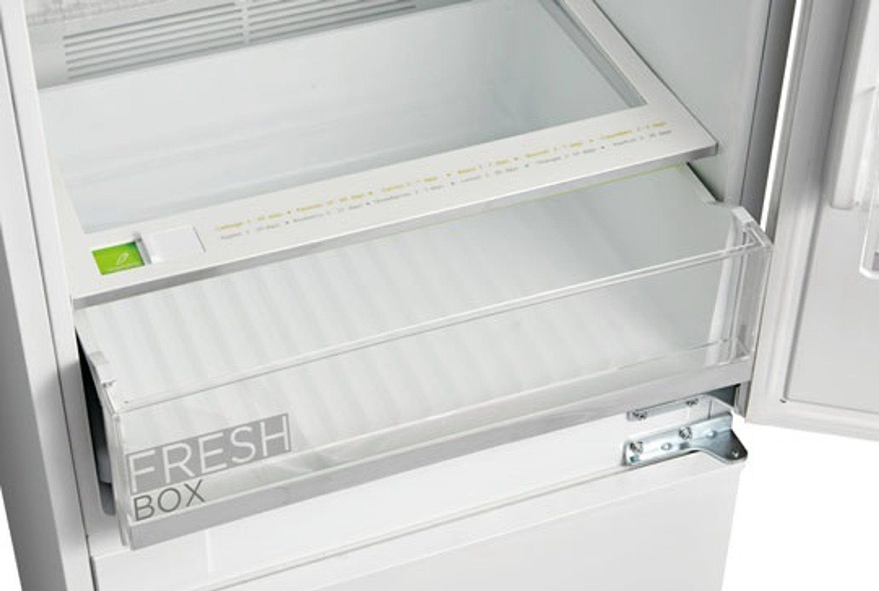 Midea Einbaukühlgefrierkombination KG178SFST, 177 cm hoch, 54 cm breit, Fresh Box, Schlepptür und LED-Beleuchtung