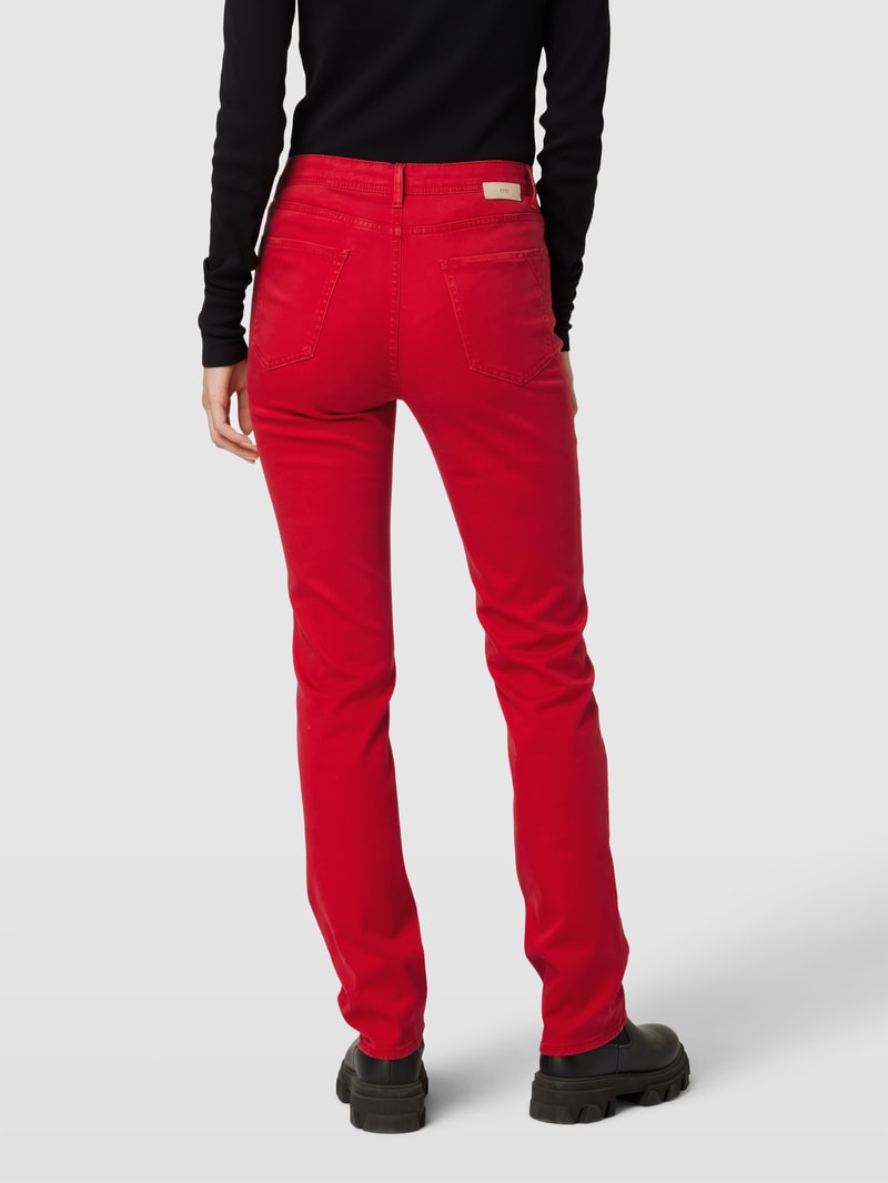 Hose im 5-Pocket-Design Modell 'Mary' in rot