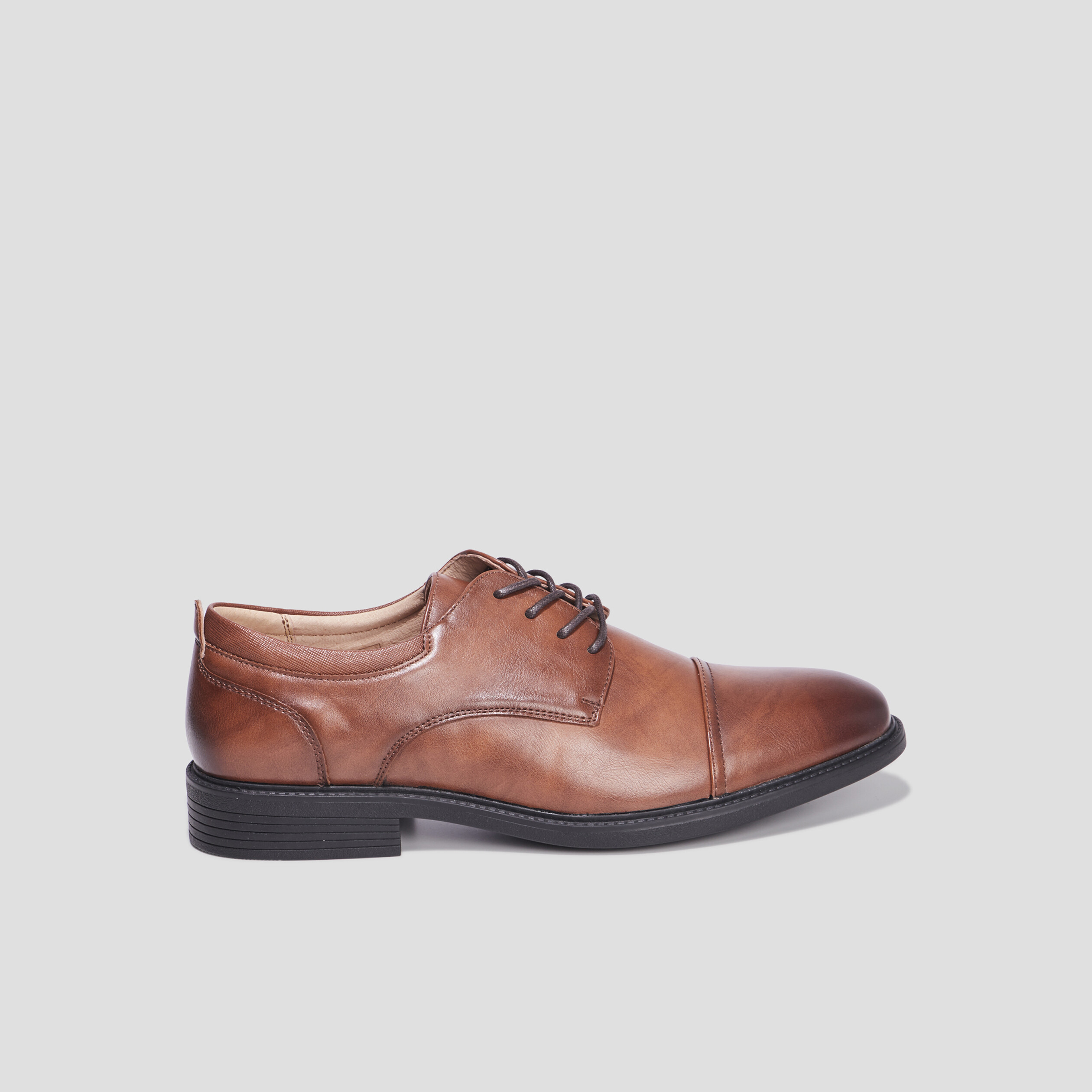 Derbies lacées marron homme | La Halle