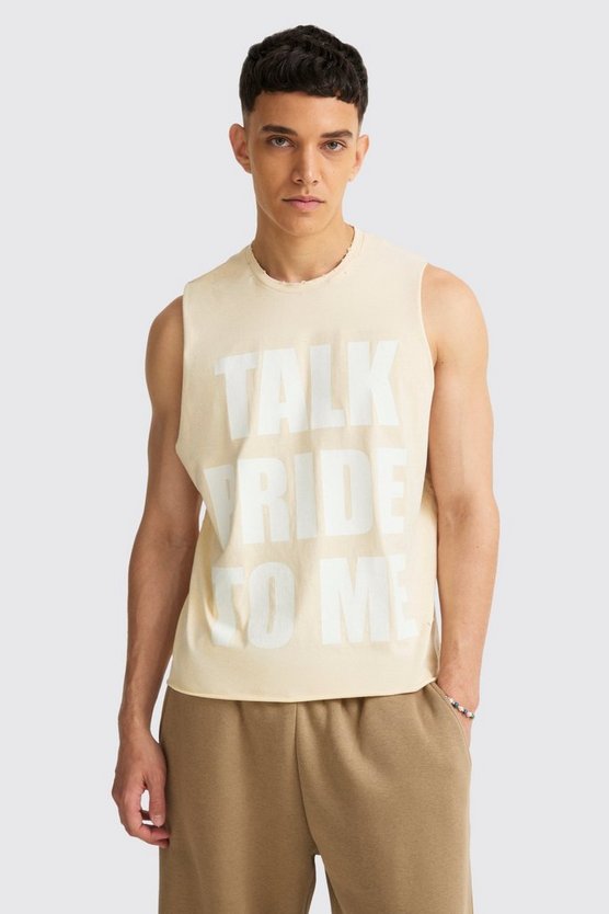 Kastiges zerrissenes Pride To Me Tanktop