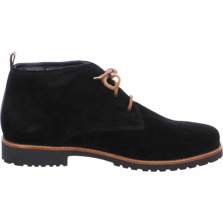 GANTER Schnür-Stiefeletten schwarz FRIDA