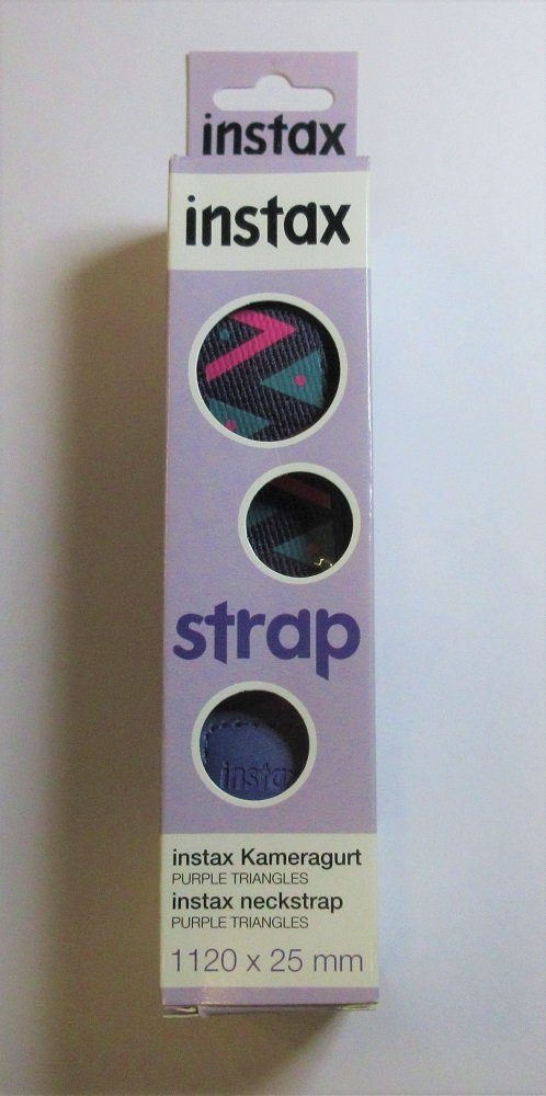 FUJIFILM Instax Tragegurt Purple Triangle Sofortbildkamera