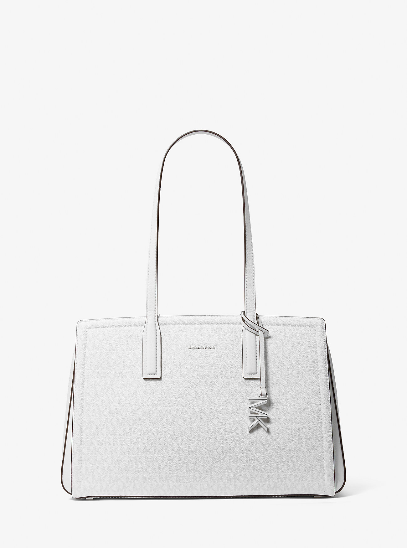 Laila Medium Signature Logo Tote Bag - OPT/ALLUM
