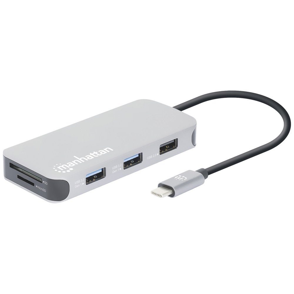 MANHATTAN Laptop-Dockingstation Manhattan 130615 USB-C® Dockingstation USB-C® Power Delivery