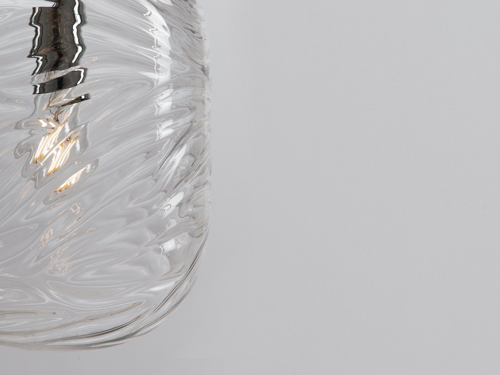 meineWunschleuchte LED Pendelleuchte, Dimmfunktion, LED wechselbar, Warmweiß, Designer Affenschaukel 2x Glas Lampenschirm über-n Esstisch hängend