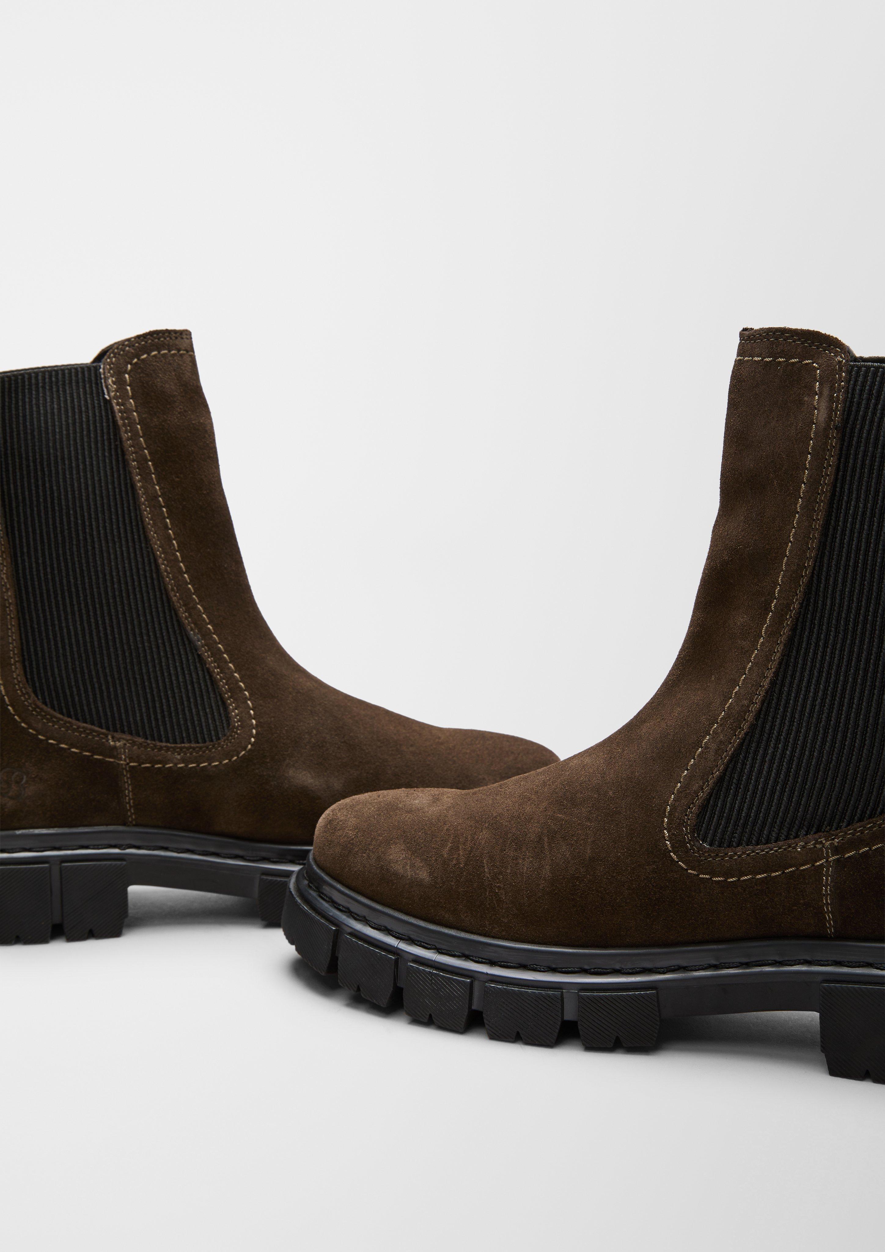 Stiefel aus Veloursleder  6006576-701
