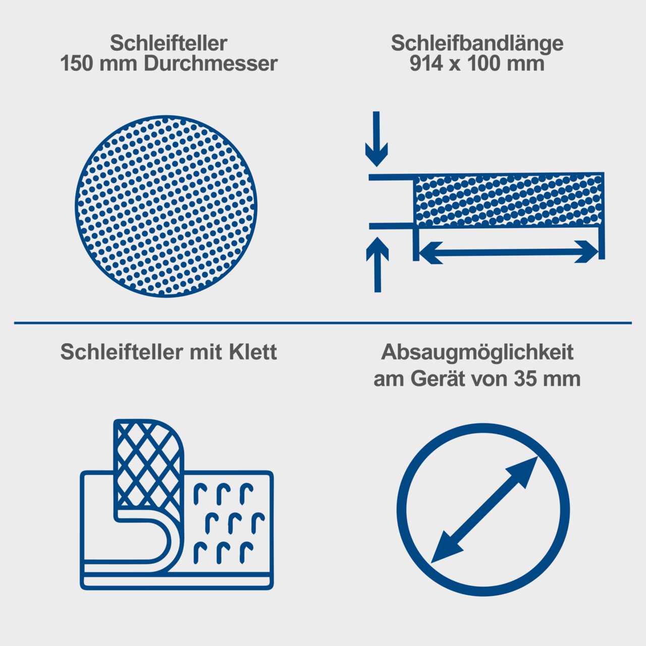 Scheppach Band-und Tellerschleifer BTS900 Vario