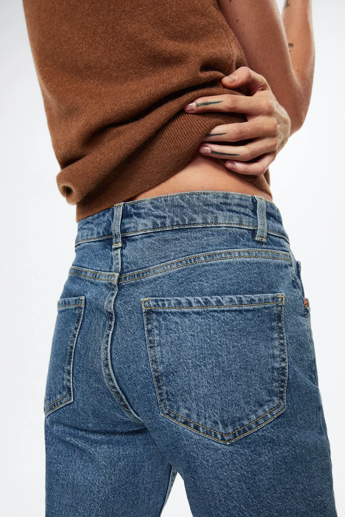 MANGO  37008259 Jeans Mittelblau