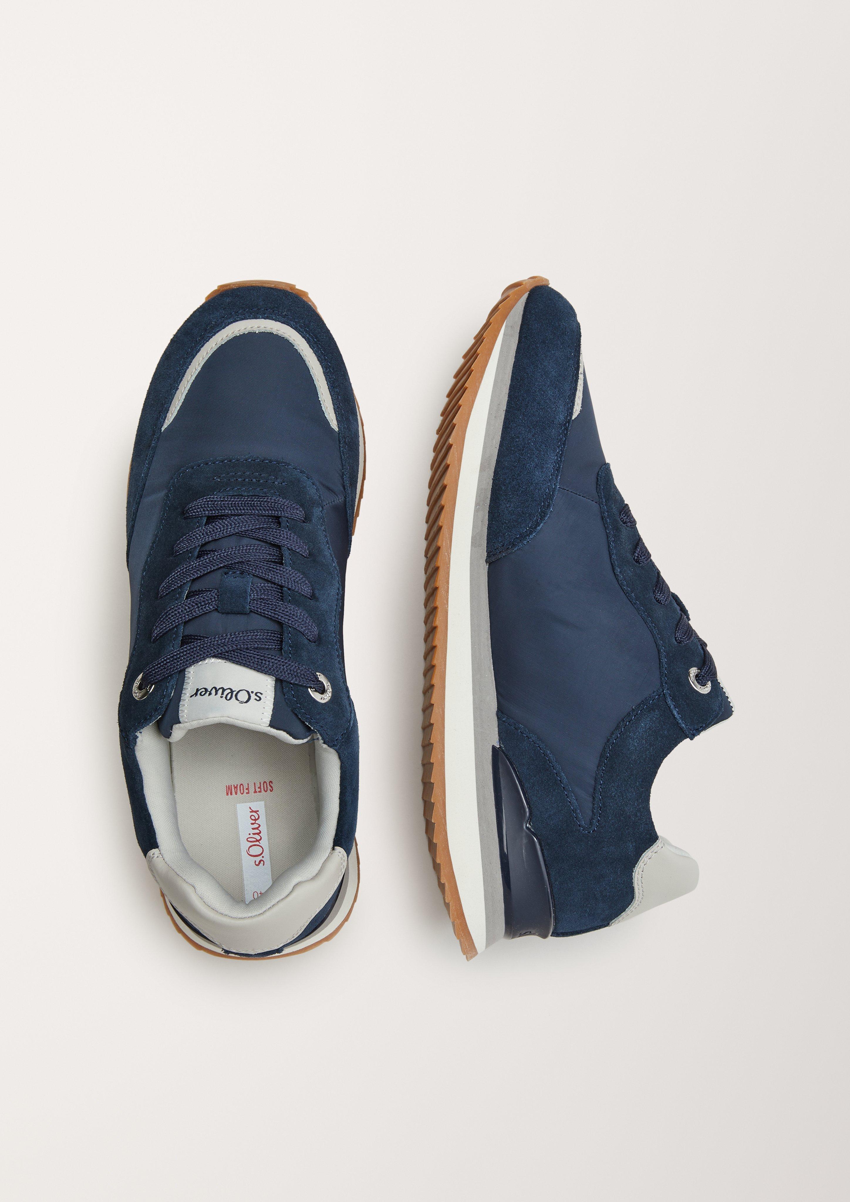 Sneaker aus Ledermix  6005162-805