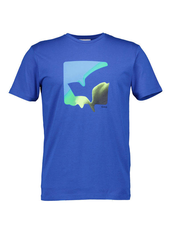 GAS, T-Shirt, Baumwolle, blau