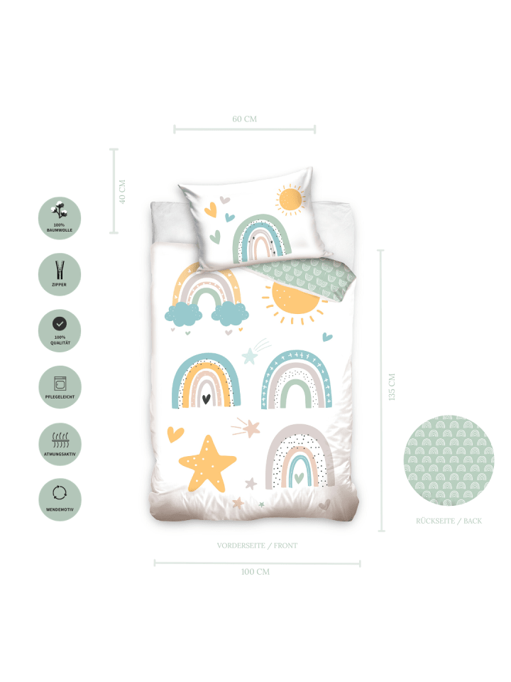 termana Traum&Trend Baby Bettwäsche-Set 