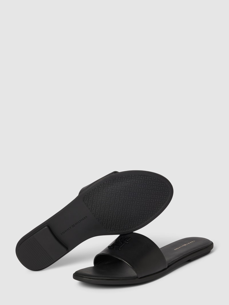 Slides mit Label-Detail Modell 'POP MULE' in schwarz
