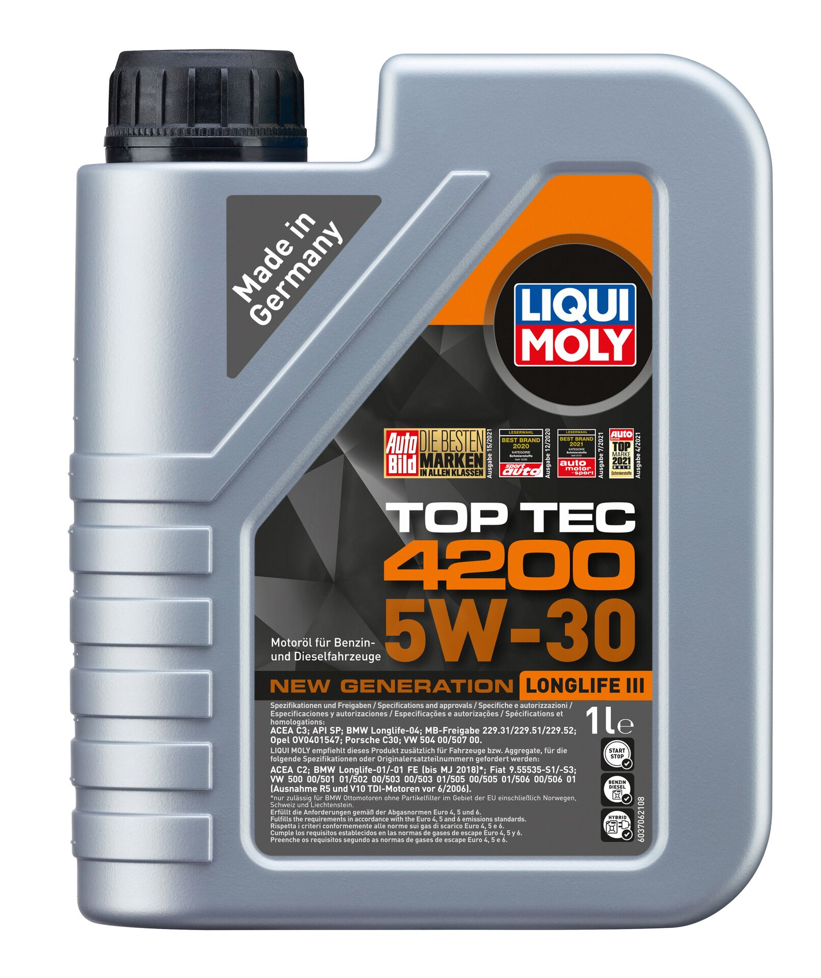 Liqui Moly TopTec 4200 5W-30 Motoröl, 1 Liter - ATU