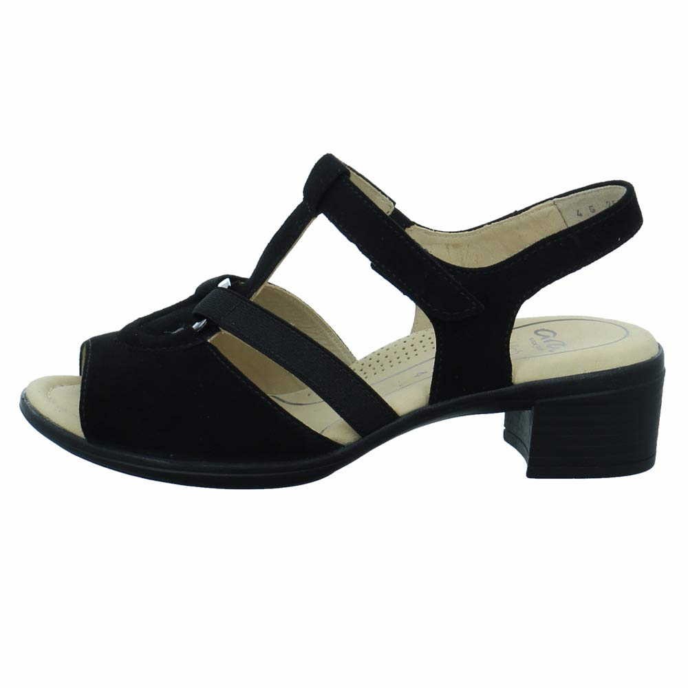 ARA Klassische Sandalen schwarz LUGANO LUGA
