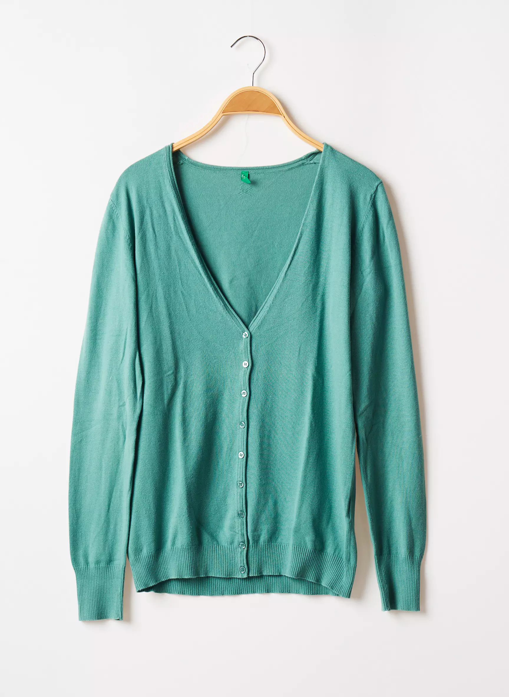Benetton Cardigans Femme couleur vert