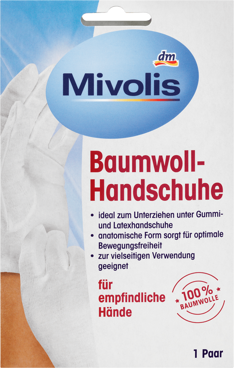 Baumwoll-Handschuhe (1 Paar), 2 St
