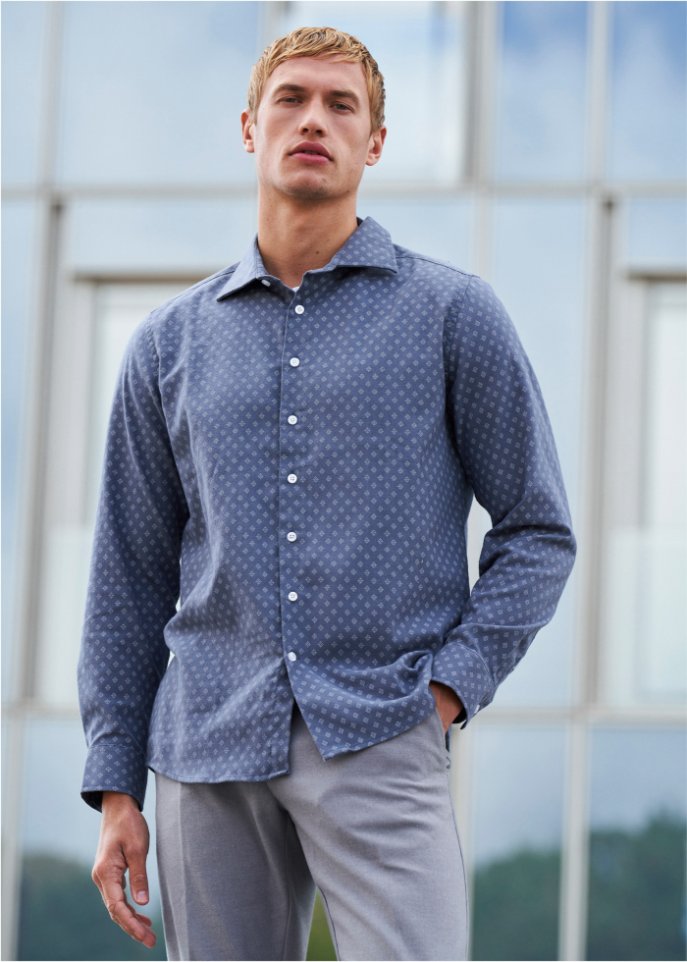 Flanell-Hemd, Langarm