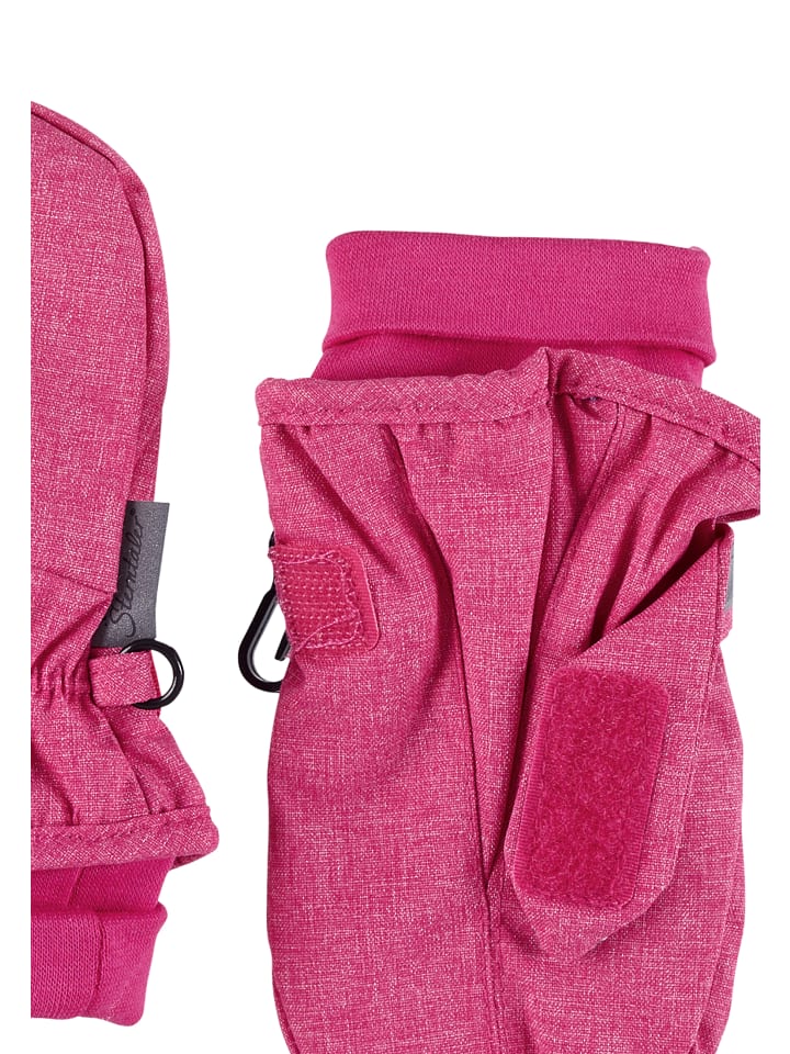 Sterntaler Fäustlinge uni in magenta melange günstig kaufen