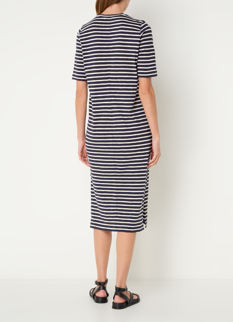 Rochie midi cu dungi bretone Whistles