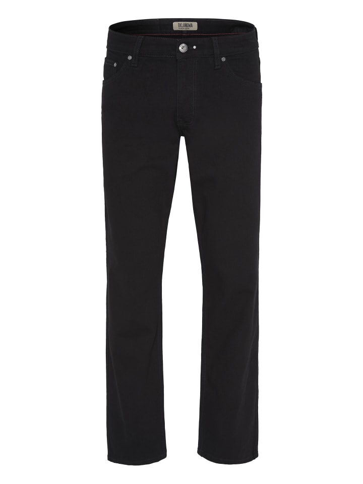Oklahoma Premium Denim Jeans in Schwarz günstig kaufen